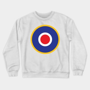 Iconic British RAF target roundel Spitfire, Hurricane, Lancaster. Crewneck Sweatshirt